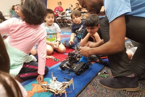 12 Exploring Mars Terrain Using Robotic Rovers and Drones at Miami Lakes Library
