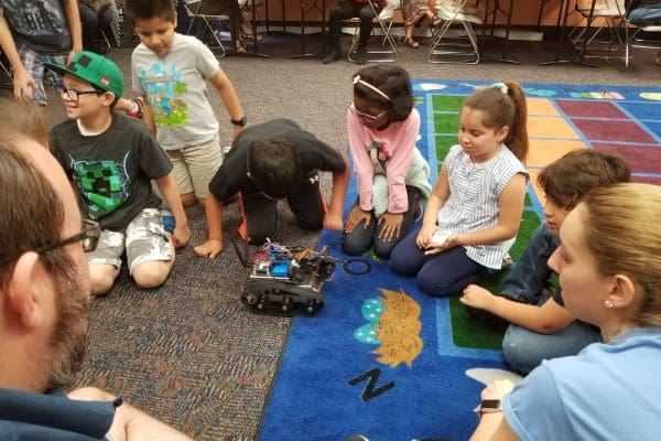 23 Exploring Mars Terrain Using Robotic Rovers and Drones at Miami Lakes Library