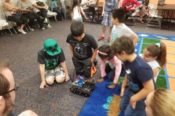 41 Exploring Mars Terrain Using Robotic Rovers and Drones at Miami Lakes Library